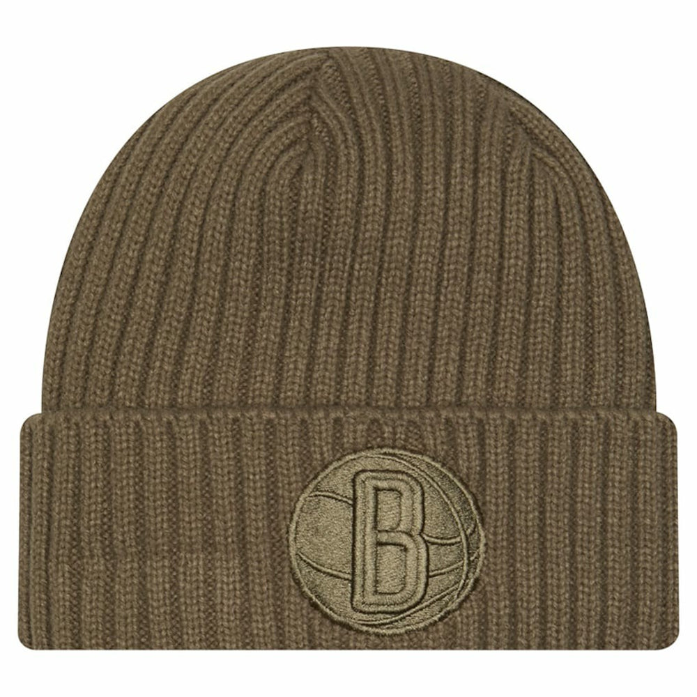 Olive Brooklyn Nets Color Pack Cuffed Knit Hat | NBA
