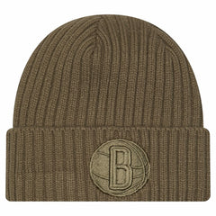 Olive Brooklyn Nets Color Pack Cuffed Knit Hat | NBA