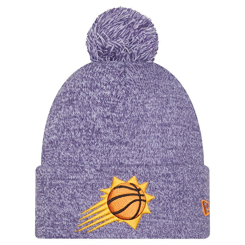 Purple Phoenix Suns Marled Cuffed Knit Hat with Pom | NBA