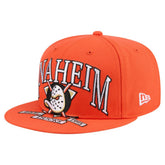 Anaheim Ducks New Era Oversized Vintage Arch 59Fifty Fitted Hat - NHL Hats
