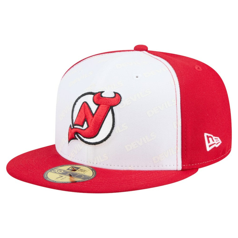 New Jersey Devils New Era Repeat Two-Tone 59FIFTY Fitted Hat - NHL Jerseys