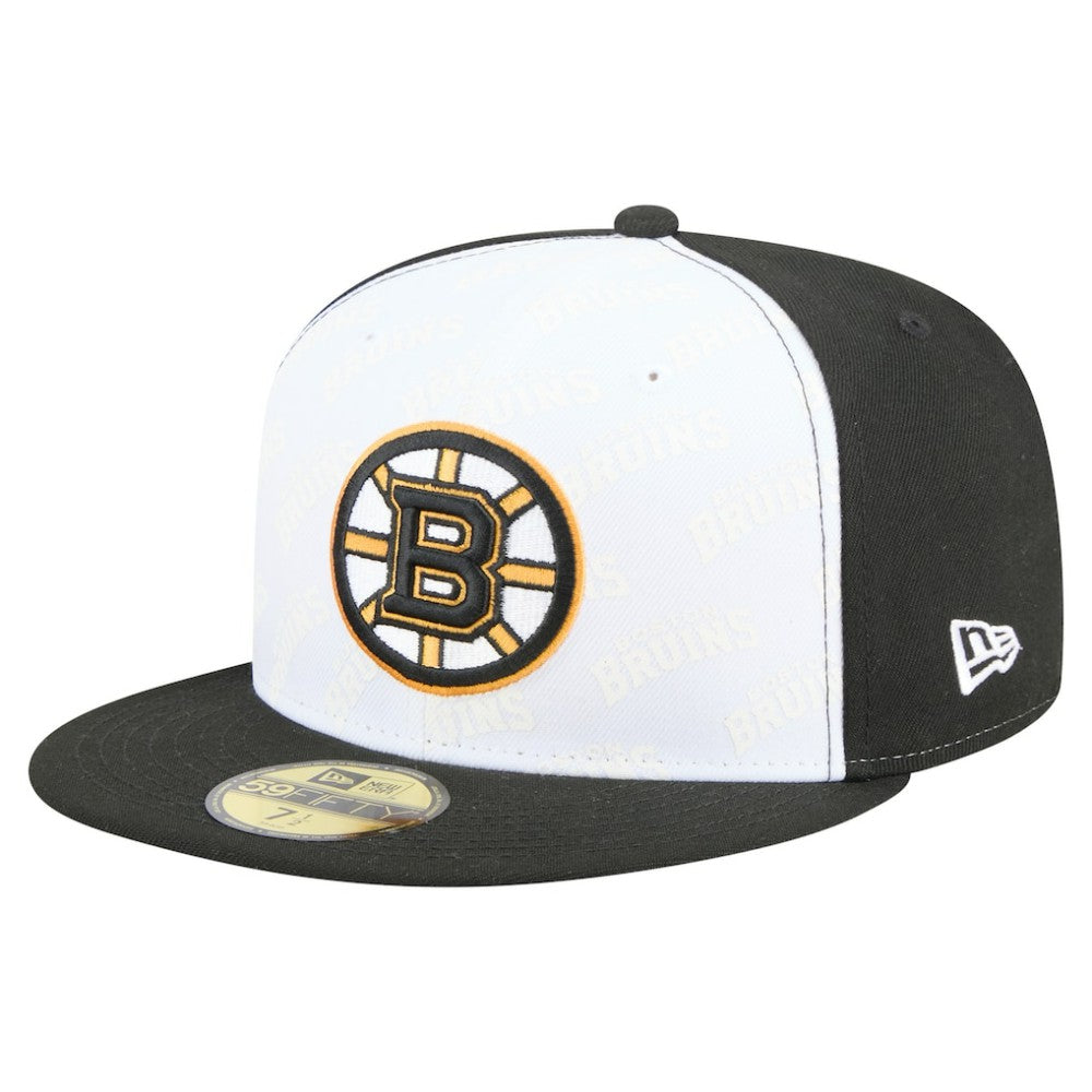 Boston Bruins New Era Repeat Two-Tone 59FIFTY Fitted Hat - NHL Hats