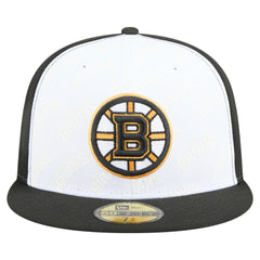 Boston Bruins New Era Repeat Two-Tone 59FIFTY Fitted Hat - NHL Hats