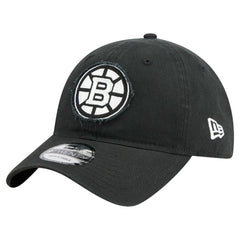 Boston Bruins New Era Stamp Fabric Applique 9TWENTY Adjustable Hat - NHL Hats