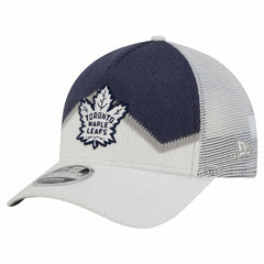 Toronto Maple Leafs New Era Hockey Sock 9FORTY A-Frame M-Crown Adjustable Trucker Hat - NHL Hats
