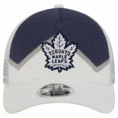 Toronto Maple Leafs New Era Hockey Sock 9FORTY A-Frame M-Crown Adjustable Trucker Hat - NHL Hats