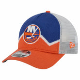 New York Islanders New Era Hockey Sock 9FORTY A-Frame M-Crown Adjustable Trucker Hat - NHL Hats