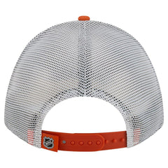 Philadelphia Flyers New Era Hockey Sock 9FORTY A-Frame M-Crown Adjustable Trucker Hat - NHL Hats