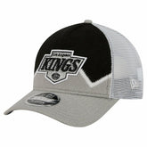 Los Angeles Kings New Era Hockey Sock 9FORTY A-Frame M-Crown Adjustable Trucker Hat - NHL Hats