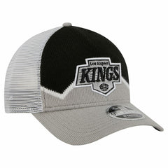 Los Angeles Kings New Era Hockey Sock 9FORTY A-Frame M-Crown Adjustable Trucker Hat - NHL Hats