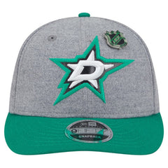 Dallas Stars New Era Wool Pin Low Profile 9FIFTY Snapback Hat - NHL Hats
