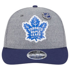Toronto Maple Leafs New Era Wool Pin Low Profile 9FIFTY Snapback Hat - NHL Hats