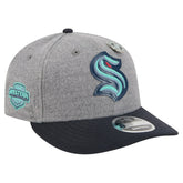 Seattle Kraken New Era Wool Pin Low Profile 9FIFTY Snapback Hat - NHL Hats