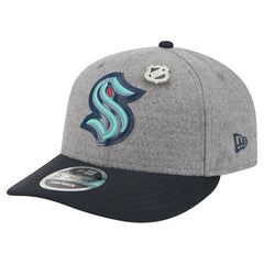 Seattle Kraken New Era Wool Pin Low Profile 9FIFTY Snapback Hat - NHL Hats