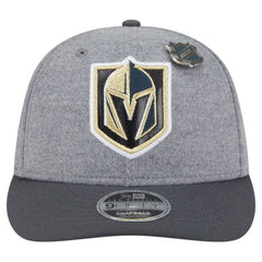 Vegas Golden Knights New Era Wool Pin Low Profile 9FIFTY Snapback Hat - NHL Hats