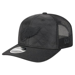 Detroit Red Wings New Era Quilted Nylon 9SEVENTY Adjustable Trucker Hat - NHL Hats