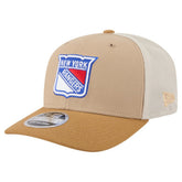 New York Rangers New Era Two-Tone Trucker 9SEVENTY Stretch Snap Adjustable Hat - NHL Hats