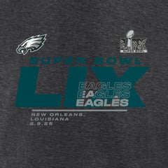 Philadelphia Eagles Women's Super Bowl LIX Quick Pass Long Sleeve V-Neck T-Shirt | NFL Near me