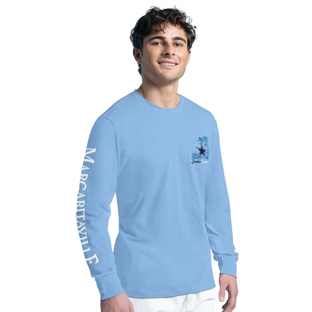 Dallas Cowboys G-III Sports by Carl Banks Margaritaville It's Five O'Clock Somewhere Long Sleeve T-Shirt | NFL Online