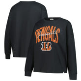 Cincinnati Bengals '47 Women's Plus Size Muse Sydney Long Sleeve T-Shirt | NFL Discount