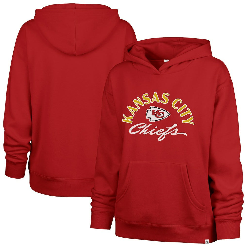 Kansas City Chiefs '47 Women's Plus Size Whirlwind Naomi Hoodie | NFL Hot