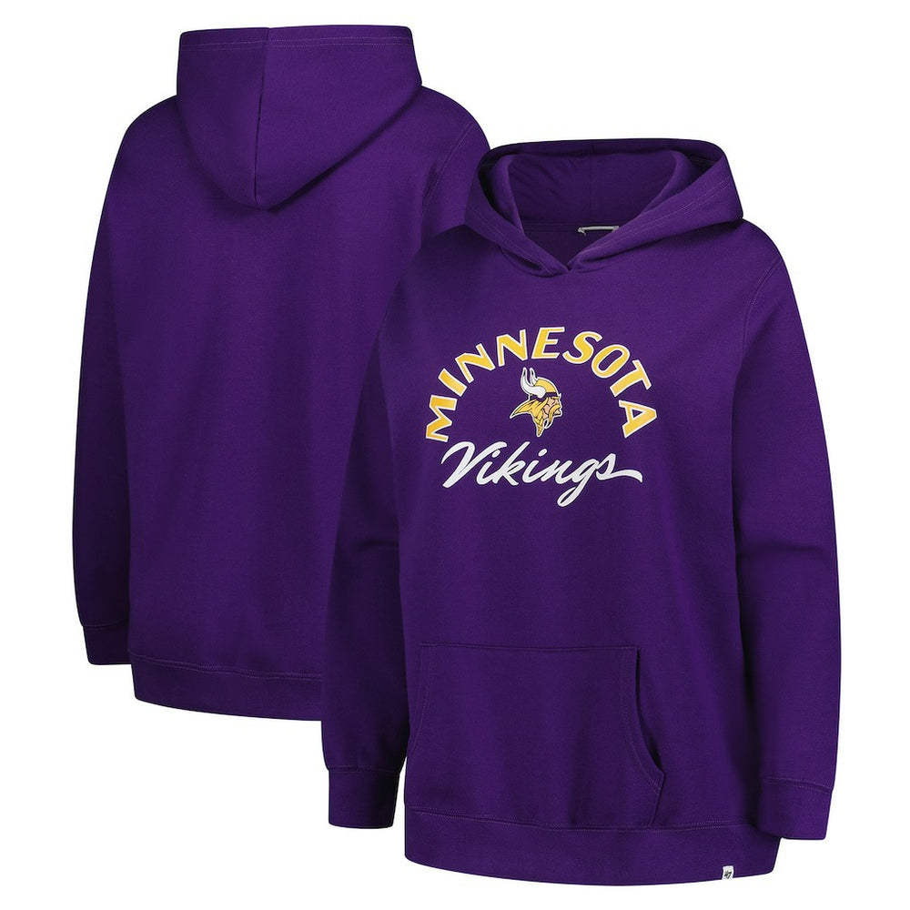 Minnesota Vikings '47 Women's Plus Size Whirlwind Naomi Hoodie | NFL US