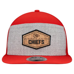Kansas City Chiefs Cork Split Panel 9FIFTY Trucker Snapback Hat | NFL US