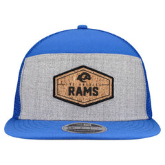 Los Angeles Rams Cork Split Panel 9FIFTY Trucker Snapback Hat | NFL US