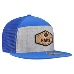 Los Angeles Rams Cork Split Panel 9FIFTY Trucker Snapback Hat | NFL US