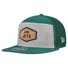 New York Jets Cork Split Panel 9FIFTY Trucker Snapback Hat | NFL Online