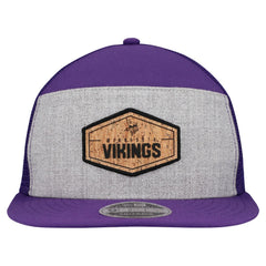 Minnesota Vikings Cork Split Panel 9FIFTY Trucker Snapback Hat | NFL Online