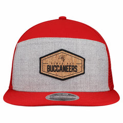 Tampa Bay Buccaneers Cork Split Panel 9FIFTY Trucker Snapback Hat | NFL Discount