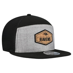 Baltimore Ravens Cork Split Panel 9FIFTY Trucker Snapback Hat | NFL Sale
