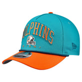 Miami Dolphins Arch COOLERA 9FORTY A-Frame M-Crown Adjustable Hat | NFL Outlet