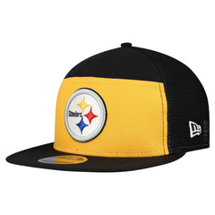 Pittsburgh Steelers Outdoor Split Panel 9FIFTY Snapback Hat | NFL On sale