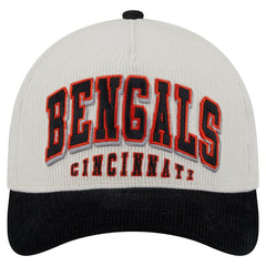Cincinnati Bengals Head Two-Tone Sided Corduroy 9FORTY A-Frame Adjustable Hat | NFL Hot