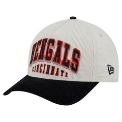 Cincinnati Bengals Head Two-Tone Sided Corduroy 9FORTY A-Frame Adjustable Hat | NFL Hot