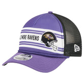Baltimore Ravens Linear A-Frame 9FORTY Adjustable Hat | NFL US