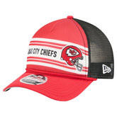 Kansas City Chiefs Linear A-Frame 9FORTY Adjustable Hat | NFL Outlet
