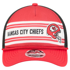 Kansas City Chiefs Linear A-Frame 9FORTY Adjustable Hat | NFL Outlet