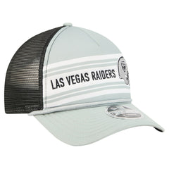 Las Vegas Raiders Linear A-Frame 9FORTY Adjustable Hat | NFL Hot