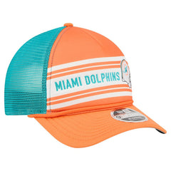 Miami Dolphins Linear A-Frame 9FORTY Adjustable Hat | NFL Hot