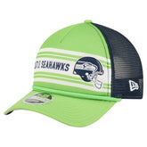 Seattle Seahawks Linear A-Frame 9FORTY Adjustable Hat | NFL Online
