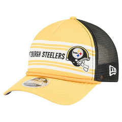 Pittsburgh Steelers Linear A-Frame 9FORTY Adjustable Hat | NFL Near me