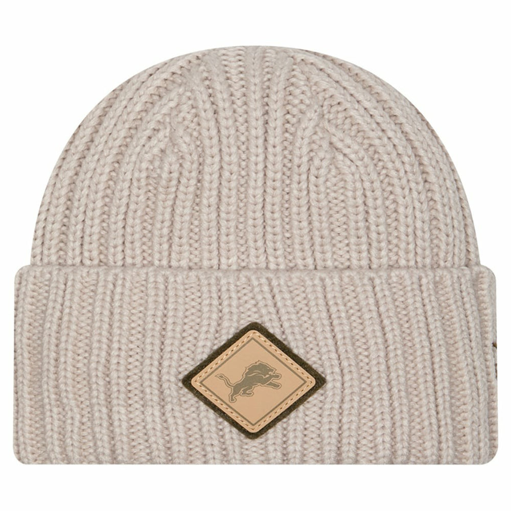 Detroit Lions Logo Applique Cuffed Knit Hat | NFL Online