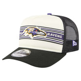 Baltimore Ravens Banner A-Frame 9FIFTY Trucker Snapback Hat | NFL New