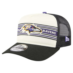 Baltimore Ravens Banner A-Frame 9FIFTY Trucker Snapback Hat | NFL New