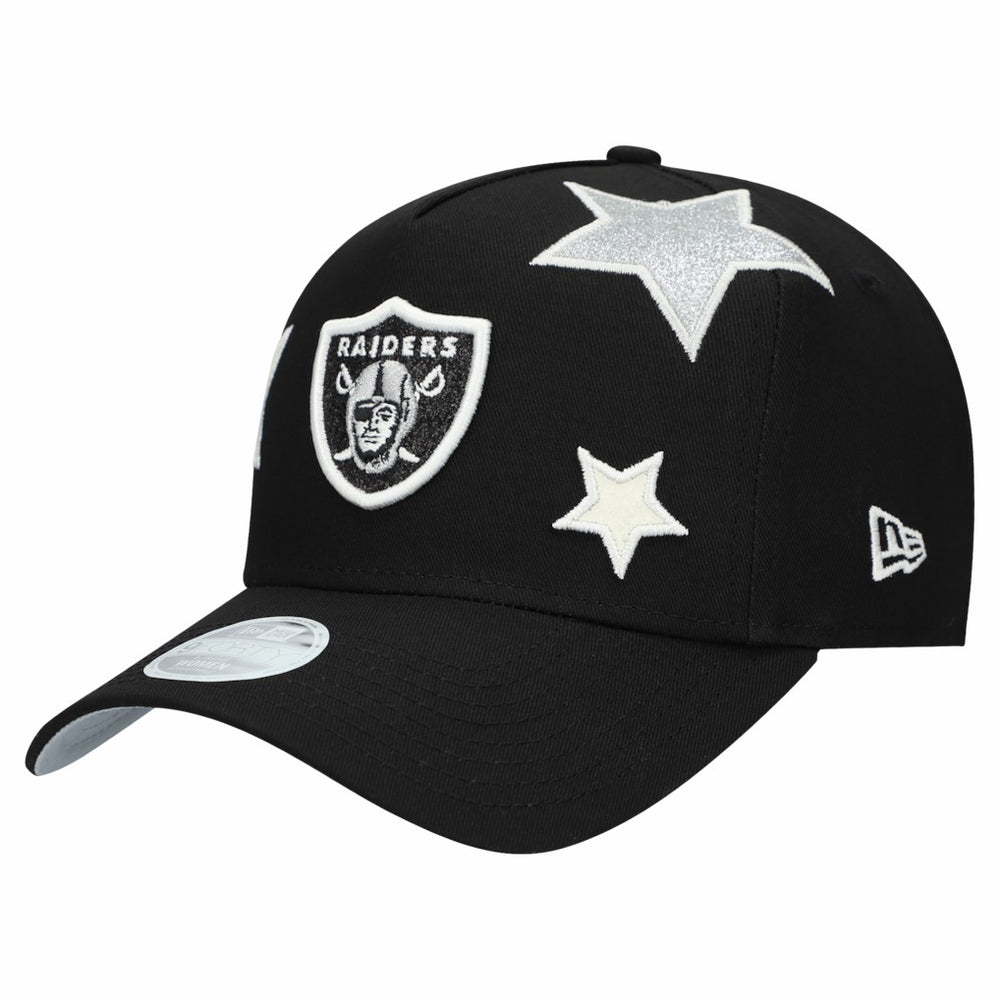 Las Vegas Raiders Women's Stardom A-Frame 9FORTY Adjustable Hat | NFL US