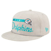Miami Dolphins Cord Rope Corduroy 9FIFTY Snapback Hat | NFL Discount