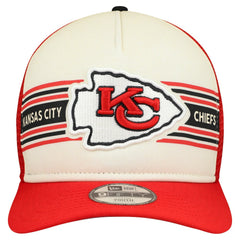 Kansas City Chiefs Youth Banner 9FIFTY A-Frame Adjustable Trucker Hat | NFL Sale